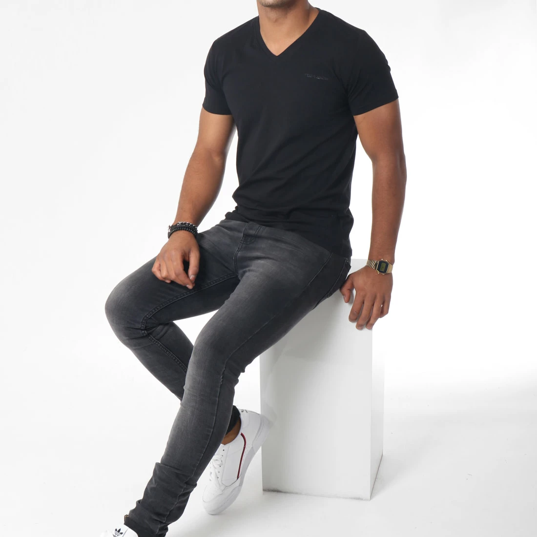 Le moins cher 😉 Tee 👚 Shirt Tawax Noir de Teddy Smith 🎉 4 Le moins cher 😉 Tee 👚 Shirt Tawax Noir de Teddy Smith 🎉 – Image 2