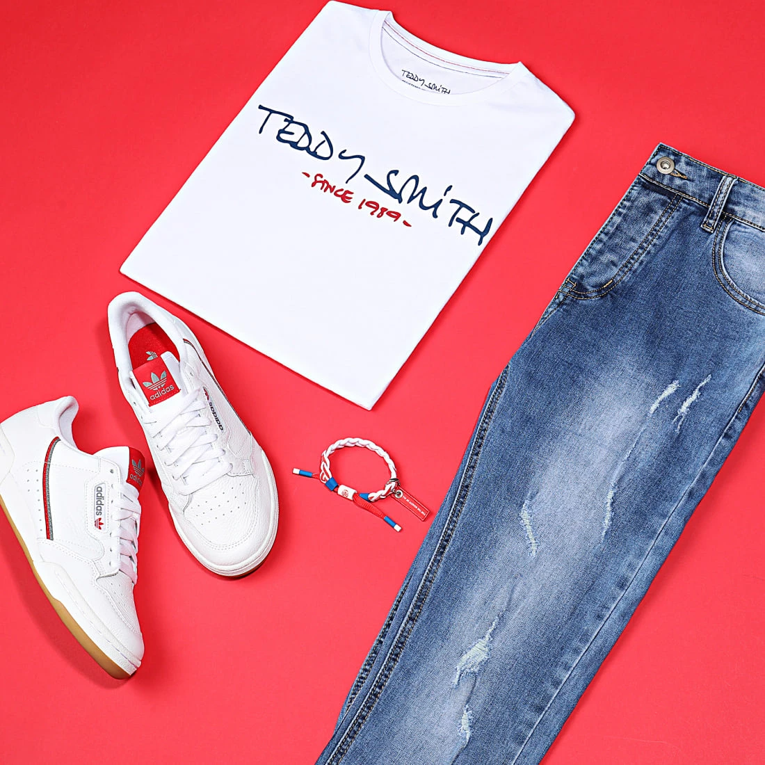 Bon marché 😉 Tee 👚 Shirt Ticlass Basic Blanc de Teddy Smith ❤️ 5 Bon marché 😉 Tee 👚 Shirt Ticlass Basic Blanc de Teddy Smith ❤️ – Image 3