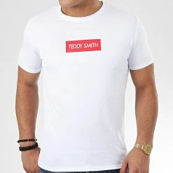 Vente flash 🌟 Tee 👚 Shirt Super Blanc de Teddy Smith 🤩 -Teddy Smith Soldes 2023 teddy smith 206637 11013739D 202 20191216T143936 03