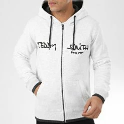 Sortie 🤩 Sweat Zippé Capuche Giclass Gris Clair Chiné Noir de Teddy Smith 😍 8 Sortie 🤩 Sweat Zippé Capuche Giclass Gris Clair Chiné Noir de Teddy Smith 😍 -Teddy Smith Soldes 2023 teddy smith 207430 10913638D 267 20191227T105836 03