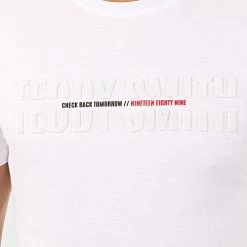 Coupon ✔️ Tee 👚 Shirt Gordon Blanc de Teddy Smith ⭐ -Teddy Smith Soldes 2023 teddy smith 207671 11014490D 202 20200107T120420 02