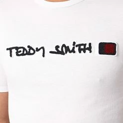 Vente flash 😉 Tee 👕 Shirt Clap Blanc de Teddy Smith 👍 -Teddy Smith Soldes 2023 teddy smith 211101 11014740D 202 20200129T160144 02