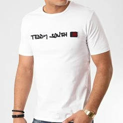 Vente flash 😉 Tee 👕 Shirt Clap Blanc de Teddy Smith 👍 -Teddy Smith Soldes 2023 teddy smith 211101 11014740D 202 20200129T160148 03