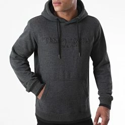 Le moins cher ⌛ Sweat Capuche Class Gris Anthracite Chiné de Teddy Smith ✨ -Teddy Smith Soldes 2023 teddy smith 226556 10813636D 125A 20200724T143331 04