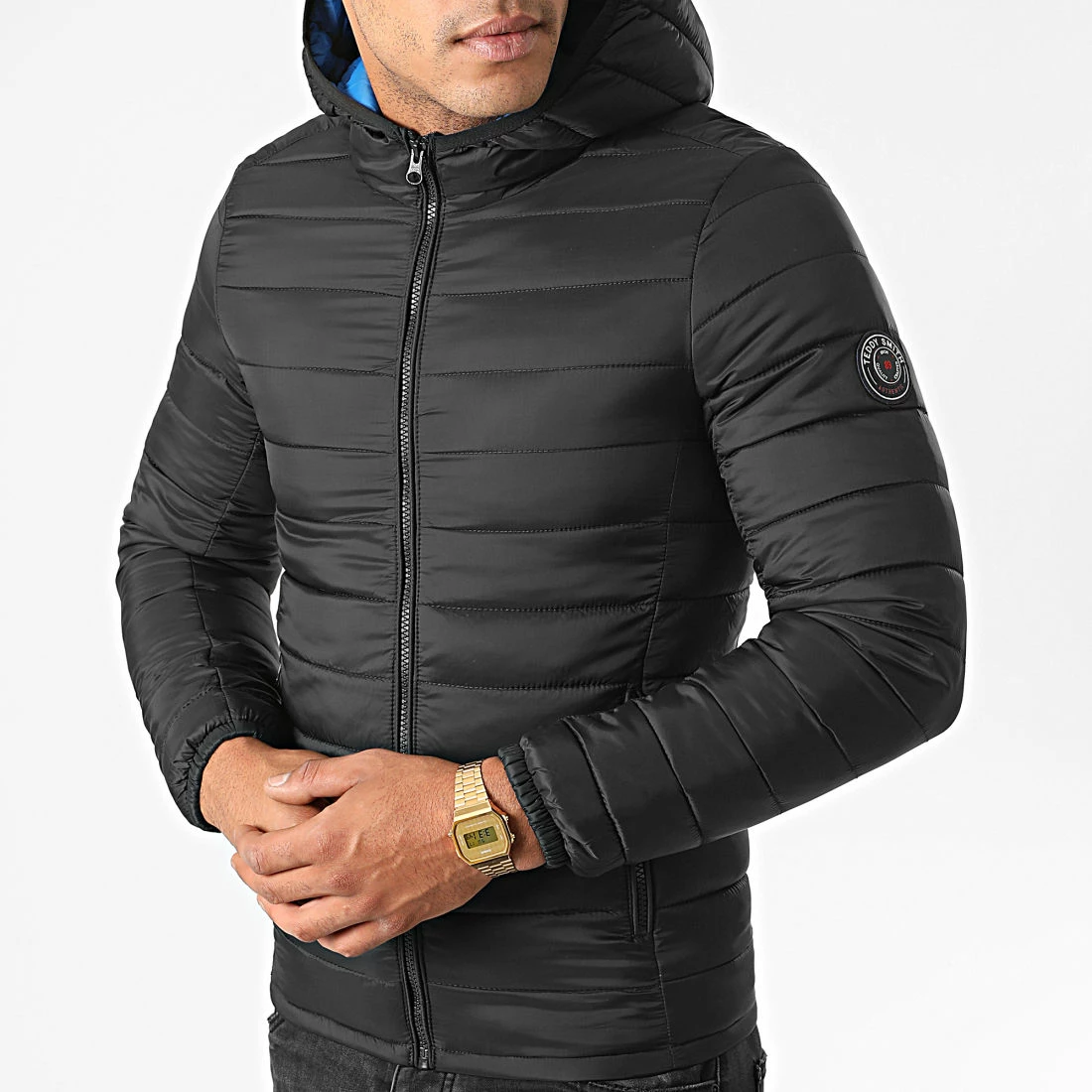 Top 10 🧨 Doudoune Capuche Blighter Noir Bleu de Teddy Smith ✨ 2 Top 10 🧨 Doudoune Capuche Blighter Noir Bleu de Teddy Smith ✨