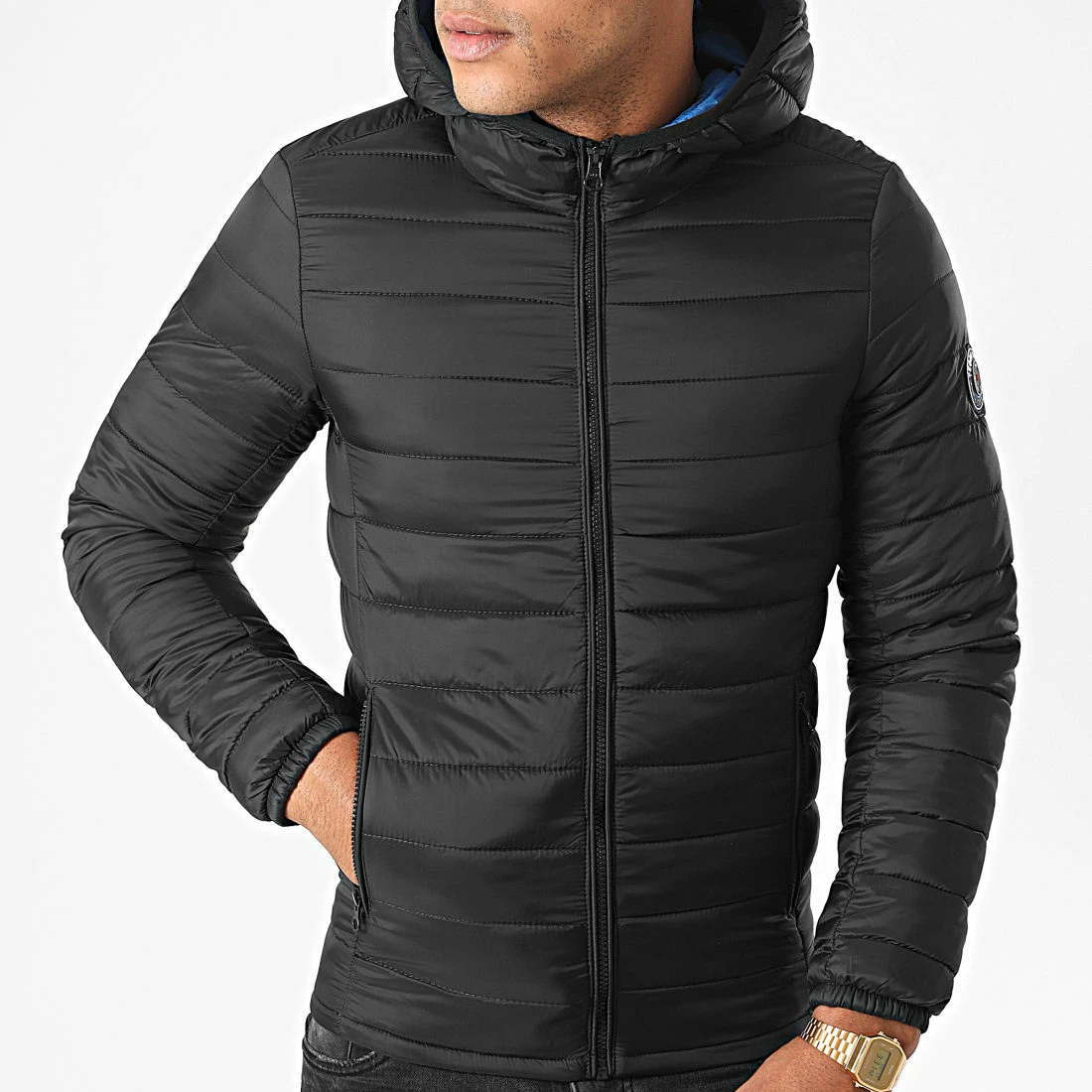 Top 10 🧨 Doudoune Capuche Blighter Noir Bleu de Teddy Smith ✨ 4 Top 10 🧨 Doudoune Capuche Blighter Noir Bleu de Teddy Smith ✨ – Image 3