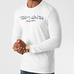 Acheter 🧨 Tee 👕 Shirt Manches Longues Ticlass Basic Blanc de Teddy Smith 💯 -Teddy Smith Soldes 2023 teddy smith 228702 11014748D 202 20200814T162009 03