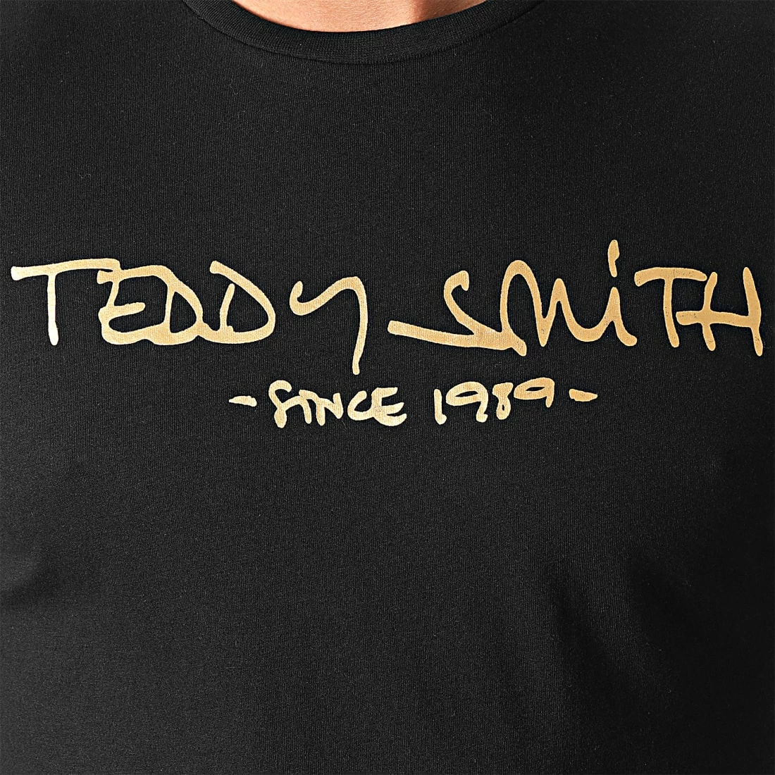 Budget ✔️ Tee 👕 Shirt Ticlass Basic Noir Doré de Teddy Smith ⭐ 4 Budget ✔️ Tee 👕 Shirt Ticlass Basic Noir Doré de Teddy Smith ⭐ – Image 2