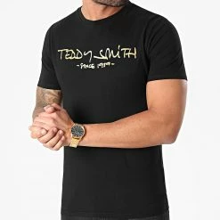 Budget ✔️ Tee 👕 Shirt Ticlass Basic Noir Doré de Teddy Smith ⭐ 10 Budget ✔️ Tee 👕 Shirt Ticlass Basic Noir Doré de Teddy Smith ⭐ -Teddy Smith Soldes 2023 teddy smith 244580 11014744D 171S3 20201215T144530 03