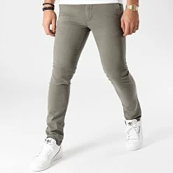 Le moins cher 🧨 Pantalon Chino Pallas Vert Kaki de Teddy Smith 👍