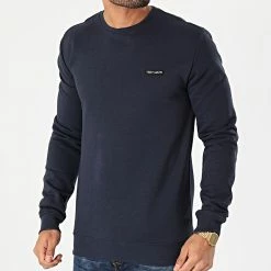 Grosses soldes 🧨 Sweat Crewneck Nark Bleu Marine de Teddy Smith 💯