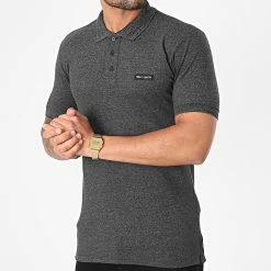 Meilleure vente 🎁 Polo Manches Courtes Nark Gris Anthracite Chiné de Teddy Smith 🤩 -Teddy Smith Soldes 2023 teddy smith 251859 11314792D 125A 20210217T145650 03