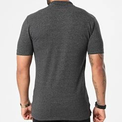 Meilleure vente 🎁 Polo Manches Courtes Nark Gris Anthracite Chiné de Teddy Smith 🤩 -Teddy Smith Soldes 2023 teddy smith 251859 11314792D 125A 20210217T145652 04