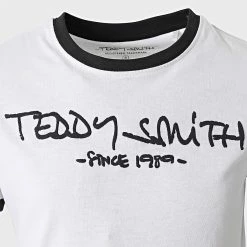 Sortie ❤️ Tee 👚 Shirt Enfant Ringer Ticlass 3 Blanc Bleu Marine de Teddy Smith 😀 -Teddy Smith Soldes 2023 teddy smith 259913 61002433D 202S7 NOOS 20220118T160437 02