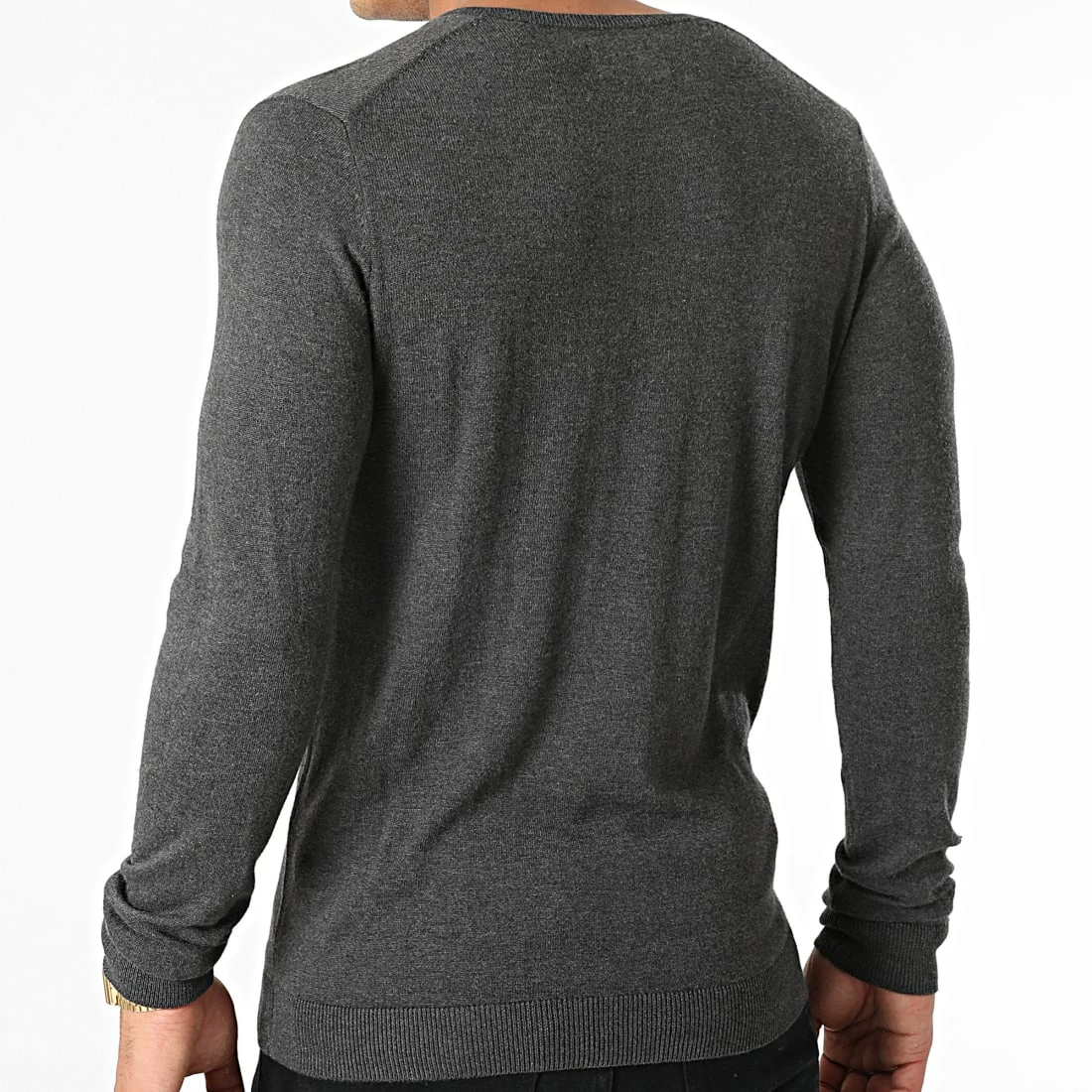 Acheter ⭐ Pull Col V Piko Gris Anthracite Chiné de Teddy Smith 👍 6 Acheter ⭐ Pull Col V Piko Gris Anthracite Chiné de Teddy Smith 👍 – Image 4