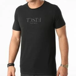 Tout neuf 🛒 Tee 👚 Shirt Gabriel Noir de Teddy Smith 😀