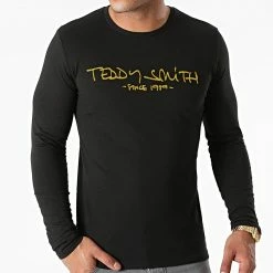 Meilleure affaire 😍 Tee 👕 Shirt Ticlass Basic Noir Doré de Teddy Smith 🌟