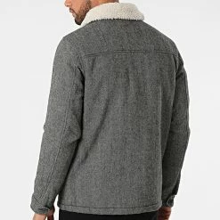 Tout neuf 🌟 Veste Col Mouton Geraud Gris Chiné de Teddy Smith 😉 -Teddy Smith Soldes 2023 teddy smith 289659 12015598 543 20211027T144822 04