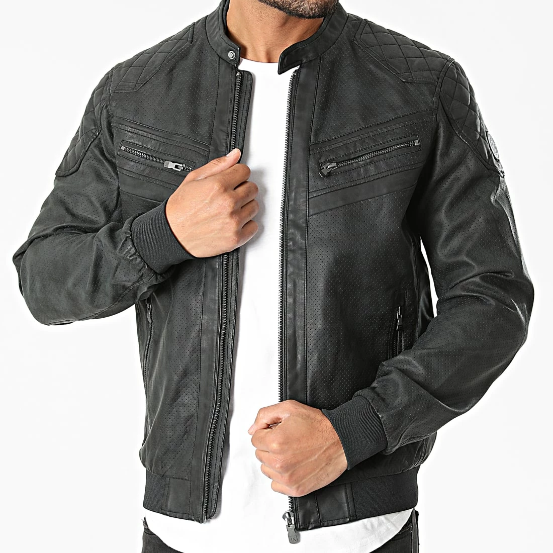 Grosses soldes 🎉 Veste Biker River Noir de Teddy Smith ⭐ 3 Grosses soldes 🎉 Veste Biker River Noir de Teddy Smith ⭐