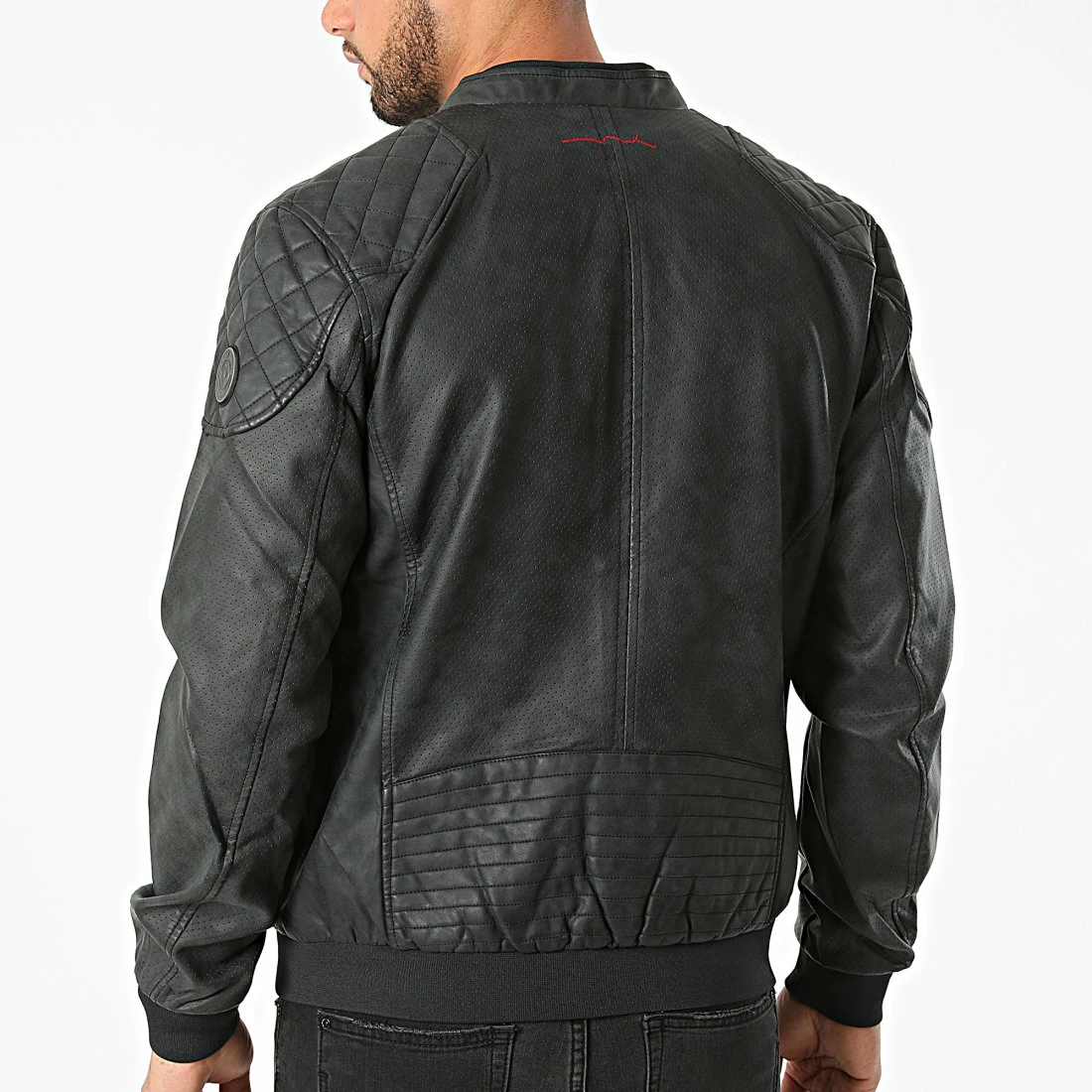 Grosses soldes 🎉 Veste Biker River Noir de Teddy Smith ⭐ 6 Grosses soldes 🎉 Veste Biker River Noir de Teddy Smith ⭐ – Image 4