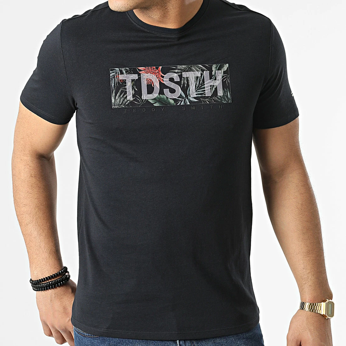 De gros 🤩 Tee 👚 Shirt Ezio 2 Bleu Marine de Teddy Smith ⭐ 5 De gros 🤩 Tee 👚 Shirt Ezio 2 Bleu Marine de Teddy Smith ⭐ – Image 3