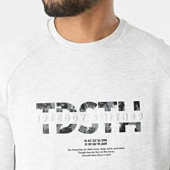 Budget 🤩 Sweat Crewneck Altino 10815703D Gris Chiné de Teddy Smith 🛒 -Teddy Smith Soldes 2023 teddy smith 295907 10815703D 267 20211220T163712 02
