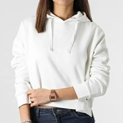 Budget 🔥 Sweat Capuche Crop Femme Faby Blanc de Teddy Smith 🎉 -Teddy Smith Soldes 2023 teddy smith 295944 30815436D 219 20220103T161556 03
