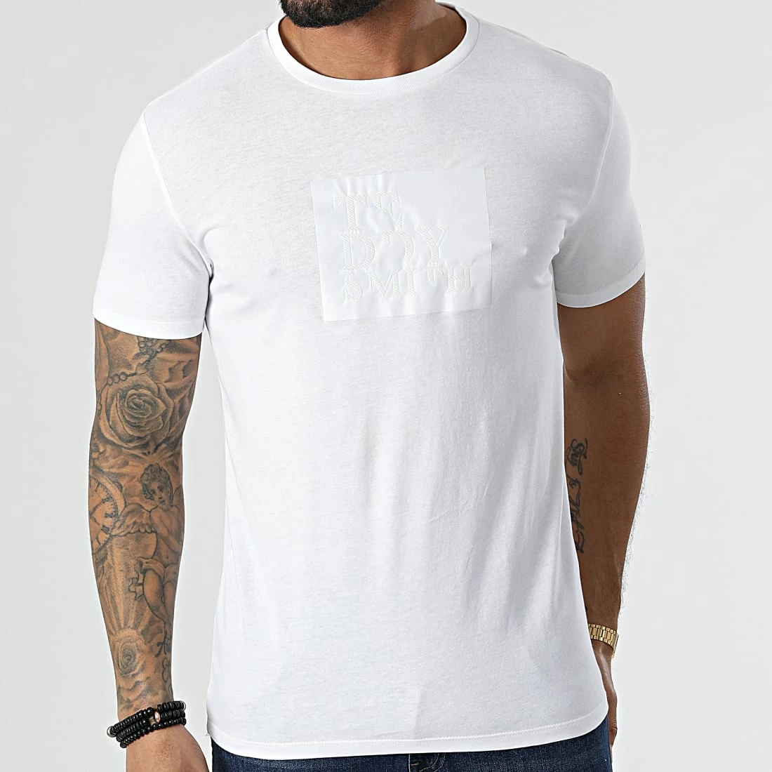 Promo 🎉 Tee 👚 Shirt Joe Blanc de Teddy Smith 🥰 5 Promo 🎉 Tee 👚 Shirt Joe Blanc de Teddy Smith 🥰 – Image 3