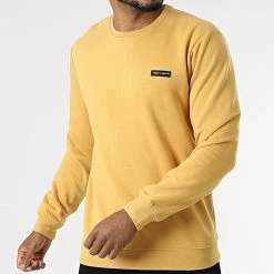 Nouveau 😍 Sweat Crewneck Nark 10814368D Jaune Moutarde de Teddy Smith 🧨