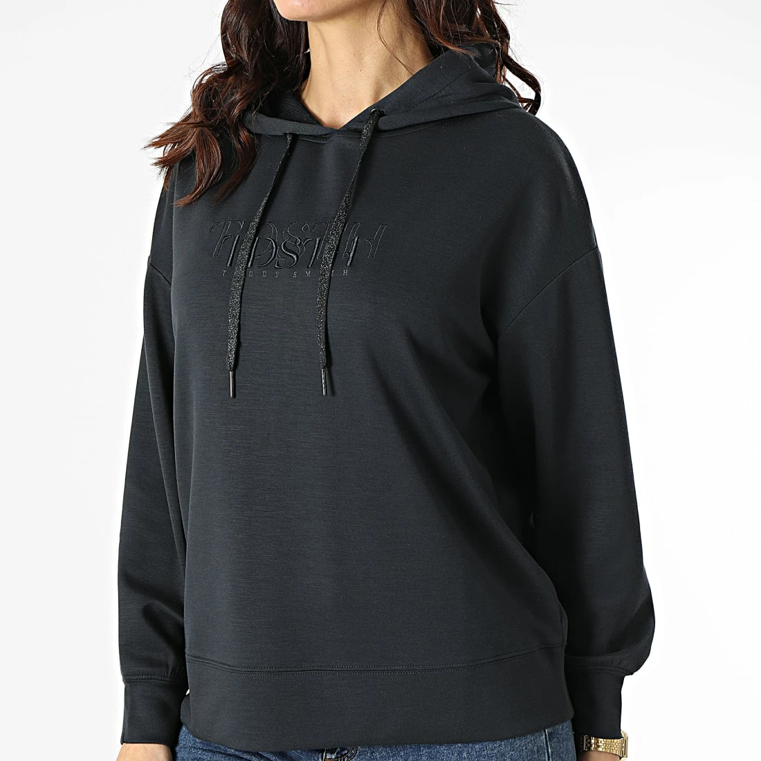 Le moins cher ❤️ Sweat Capuche Femme Aby Bleu Marine de Teddy Smith 🛒 3 Le moins cher ❤️ Sweat Capuche Femme Aby Bleu Marine de Teddy Smith 🛒