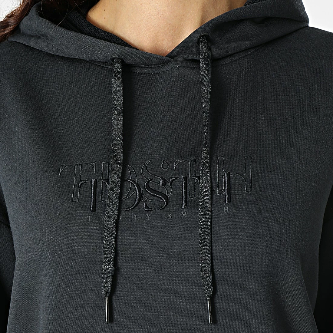 Le moins cher ❤️ Sweat Capuche Femme Aby Bleu Marine de Teddy Smith 🛒 4 Le moins cher ❤️ Sweat Capuche Femme Aby Bleu Marine de Teddy Smith 🛒 – Image 2