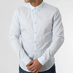 Budget ✔️ Chemise A Manches Longues Volt 2 10715700D Bleu Clair de Teddy Smith ✨ -Teddy Smith Soldes 2023 teddy smith 299430 10715700D 399A 20220126T155840 03