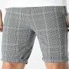 Coupon 🌟 Short A Carreaux Spike 10415949D Gris de Teddy Smith 💯