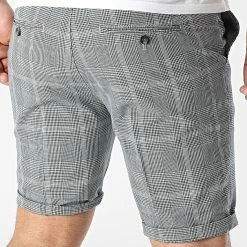 Coupon 🌟 Short A Carreaux Spike 10415949D Gris de Teddy Smith 💯 -Teddy Smith Soldes 2023 teddy smith 302590 10415949D 235C 20220218T142827 04