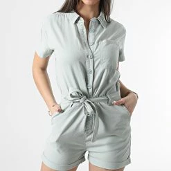 Meilleure vente 🥰 Combishort Femme Curly Vert de Teddy Smith 😍