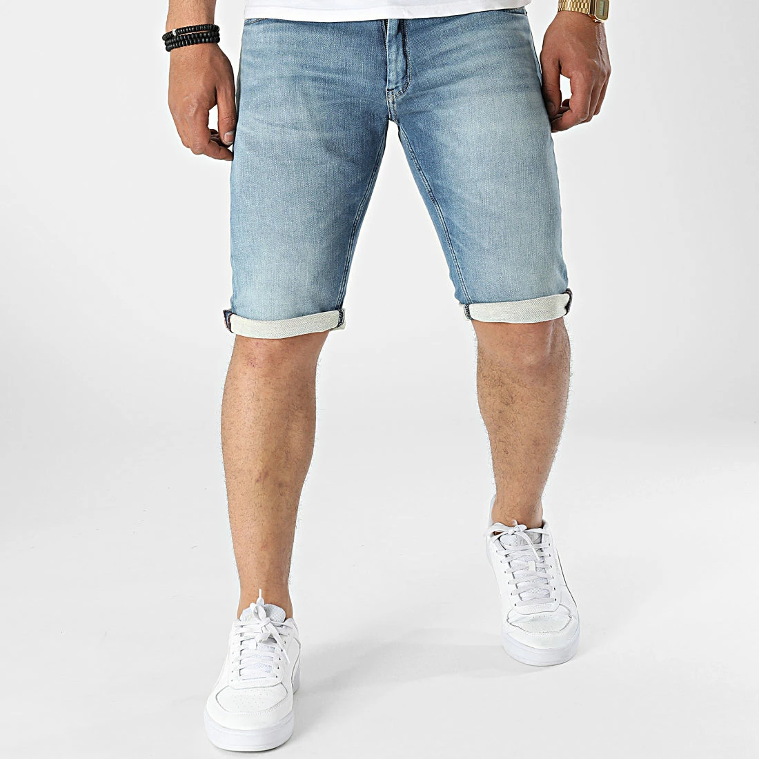 Promo 😍 Short Jean Scotty 3 Bleu Denim de Teddy Smith 🔥 5 Promo 😍 Short Jean Scotty 3 Bleu Denim de Teddy Smith 🔥 – Image 3