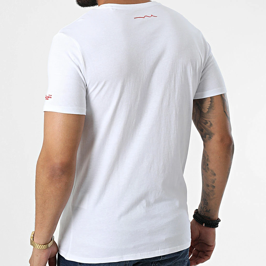 Bon marché 🌟 Tee 👕 Shirt Ezio 2 Blanc de Teddy Smith 🌟 6 Bon marché 🌟 Tee 👕 Shirt Ezio 2 Blanc de Teddy Smith 🌟 – Image 4