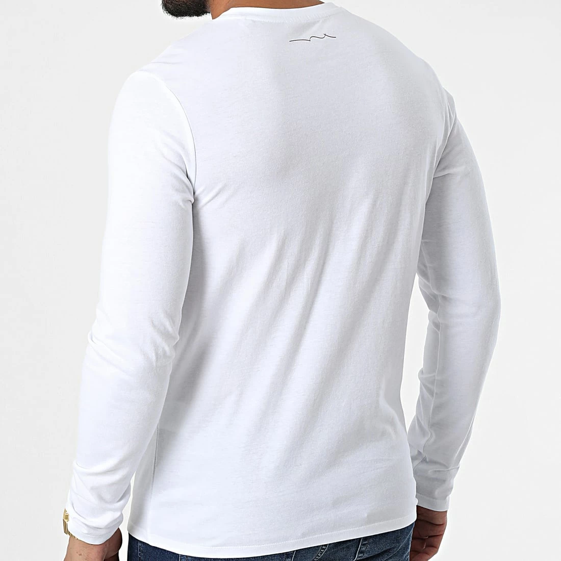 Meilleur prix 🔔 Tee 👚 Shirt Manches Longues The-Tee Blanc de Teddy Smith 💯 6 Meilleur prix 🔔 Tee 👚 Shirt Manches Longues The-Tee Blanc de Teddy Smith 💯 – Image 4