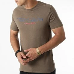 Le moins cher 👏 Tee 👕 Shirt Ticlass Basic 11014744D Marron de Teddy Smith ⭐ -Teddy Smith Soldes 2023 teddy smith 323986 11014744D 589 20220701T114523 03