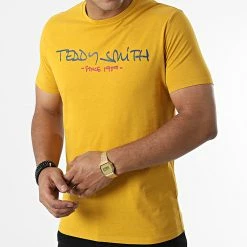 Grosses soldes 😉 Tee 👚 Shirt Ticlass Basic 11014744D Jaune Moutarde de Teddy Smith 🔥 -Teddy Smith Soldes 2023 teddy smith 323988 11014744D 695 20220701T113907 03