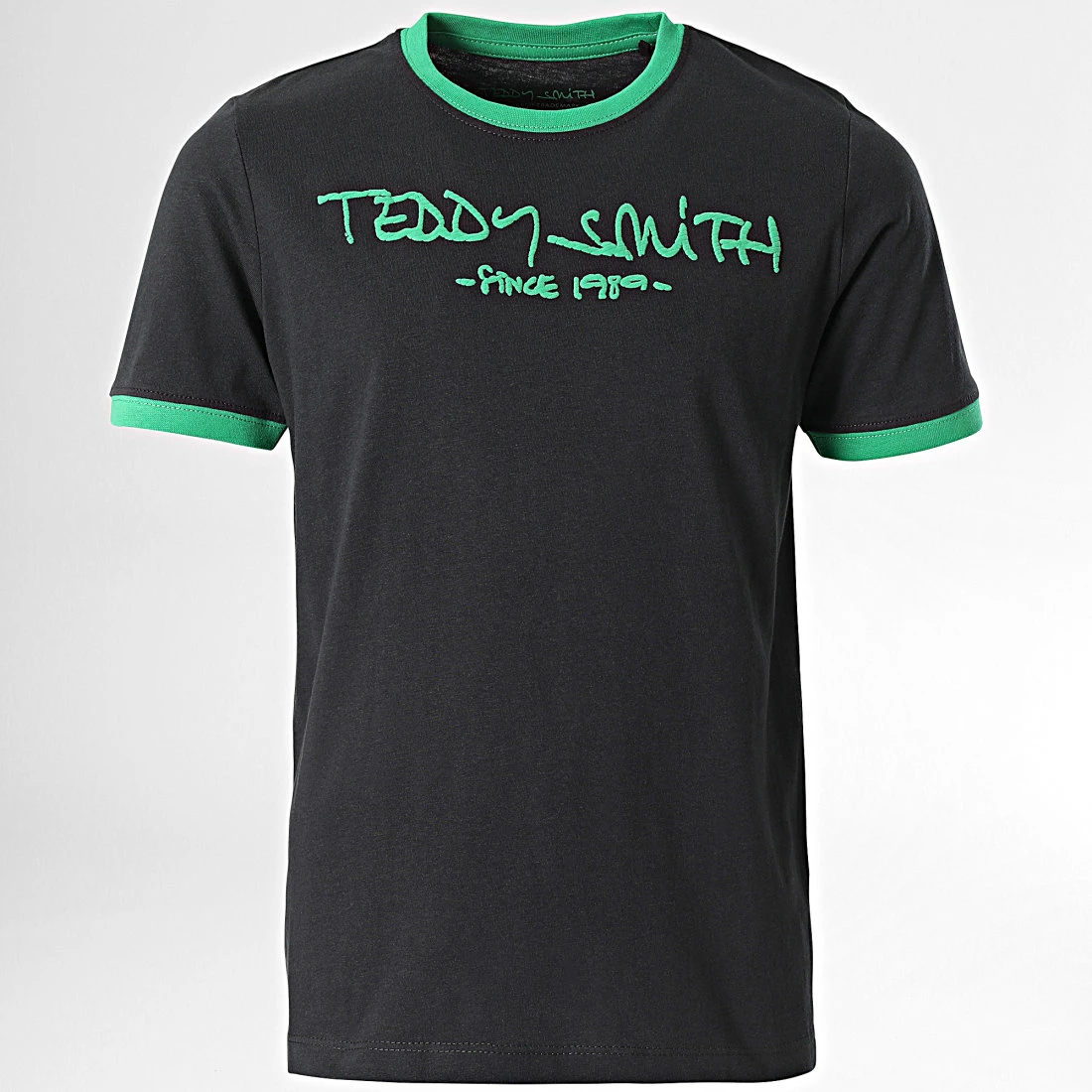 Vente flash 🔔 Tee 👚 Shirt Enfant Ticlass 3 Bleu Marine Vert de Teddy Smith 💯 3 Vente flash 🔔 Tee 👚 Shirt Enfant Ticlass 3 Bleu Marine Vert de Teddy Smith 💯