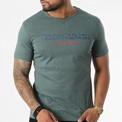 De gros 👏 Tee 👚 Shirt Ticlass Basic Vert Foncé Chiné de Teddy Smith ✔️ -Teddy Smith Soldes 2023 teddy smith 328184 11014744D 474C 20220722T160540 03