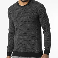 Bon marché 🥰 Pull Milan 2 Noir de Teddy Smith ❤️