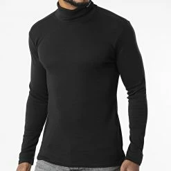 Budget 🔥 Pull Col Roulé Vascon 11016056D Noir de Teddy Smith 😍