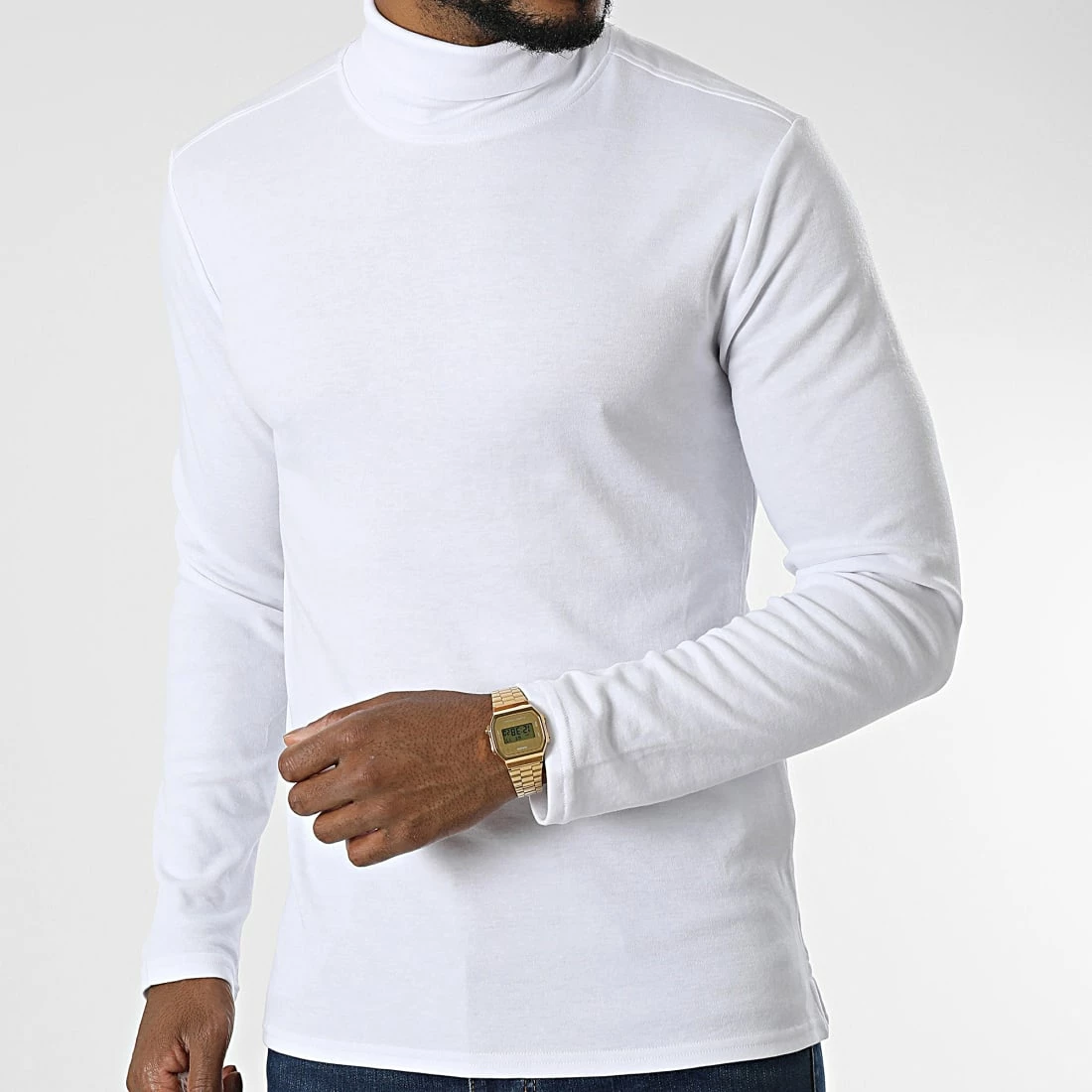 Meilleure affaire ⭐ Pull Col Roulé Vascon 11016056D Blanc de Teddy Smith ✔️ 5 Meilleure affaire ⭐ Pull Col Roulé Vascon 11016056D Blanc de Teddy Smith ✔️ – Image 3