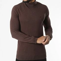 Tout neuf 👏 Pull Col Roulé Loki Recycled 11515577D Marron de Teddy Smith ⌛ -Teddy Smith Soldes 2023 teddy smith 328352 11515577D 590A 20220721T160230 03