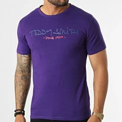 Les meilleures critiques de ✨ Tee 👕 Shirt Ticlass Basic 11014744D Violet de Teddy Smith 🎁