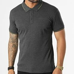 Les meilleures critiques de 😉 Polo Manches Courtes Joey 11315746 Gris Anthracite Chiné de Teddy Smith 🌟