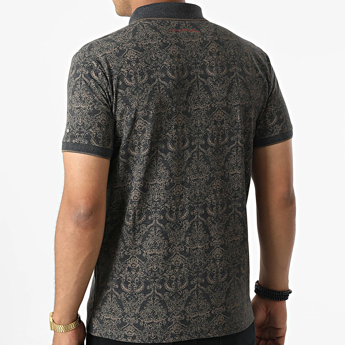 Promo ❤️ Polo Manches Courtes Pasy 2 Gris Anthracite Marron de Teddy Smith 😉 6 Promo ❤️ Polo Manches Courtes Pasy 2 Gris Anthracite Marron de Teddy Smith 😉 – Image 4