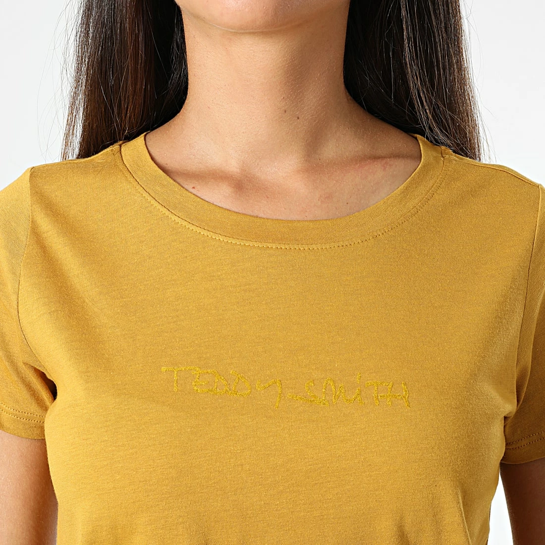 Vente flash ✔️ Tee 👚 Shirt Femme Ticia 2 Moutarde de Teddy Smith 🌟 4 Vente flash ✔️ Tee 👚 Shirt Femme Ticia 2 Moutarde de Teddy Smith 🌟 – Image 2